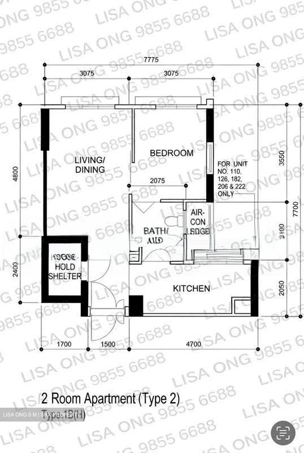 Blk 405B Northshore Residences I (Punggol), HDB 2 Rooms #543533231